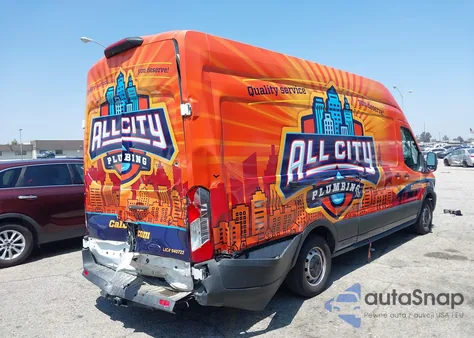 2021 Ford Transit-350 Cargo Van z USA, uszkodzony, nr VIN 1FTBW3XG3MKA51899